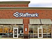 Staffmark Channel Letter Strip Mall Signage